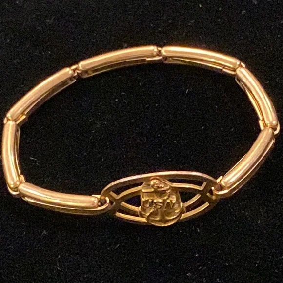 Child’s GF Expansion Bracelet, USN Emblem